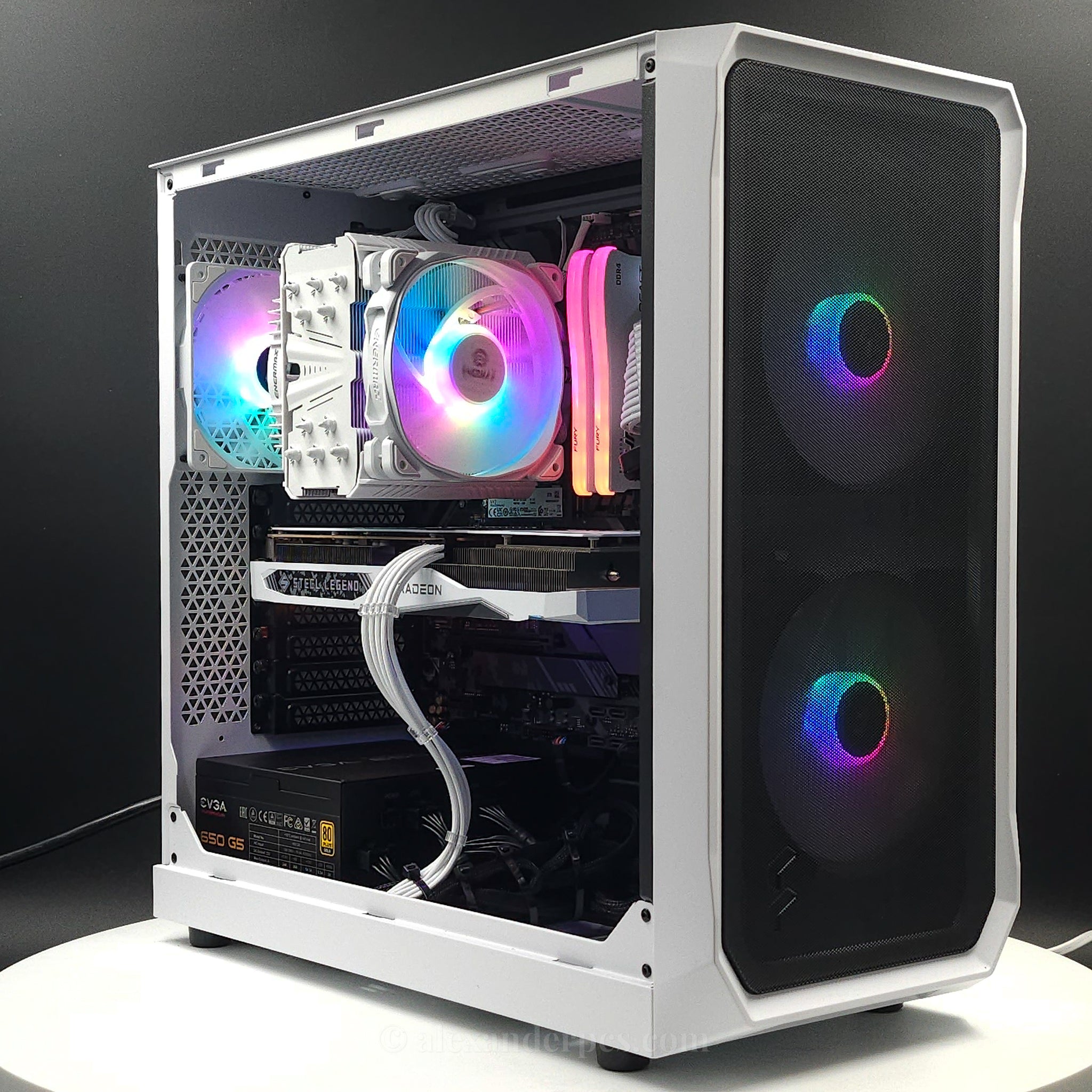 Ready-to-Ship: AMD Ryzen 5 5600X w/ ASROCK Radeon RX 6650XT WHITE