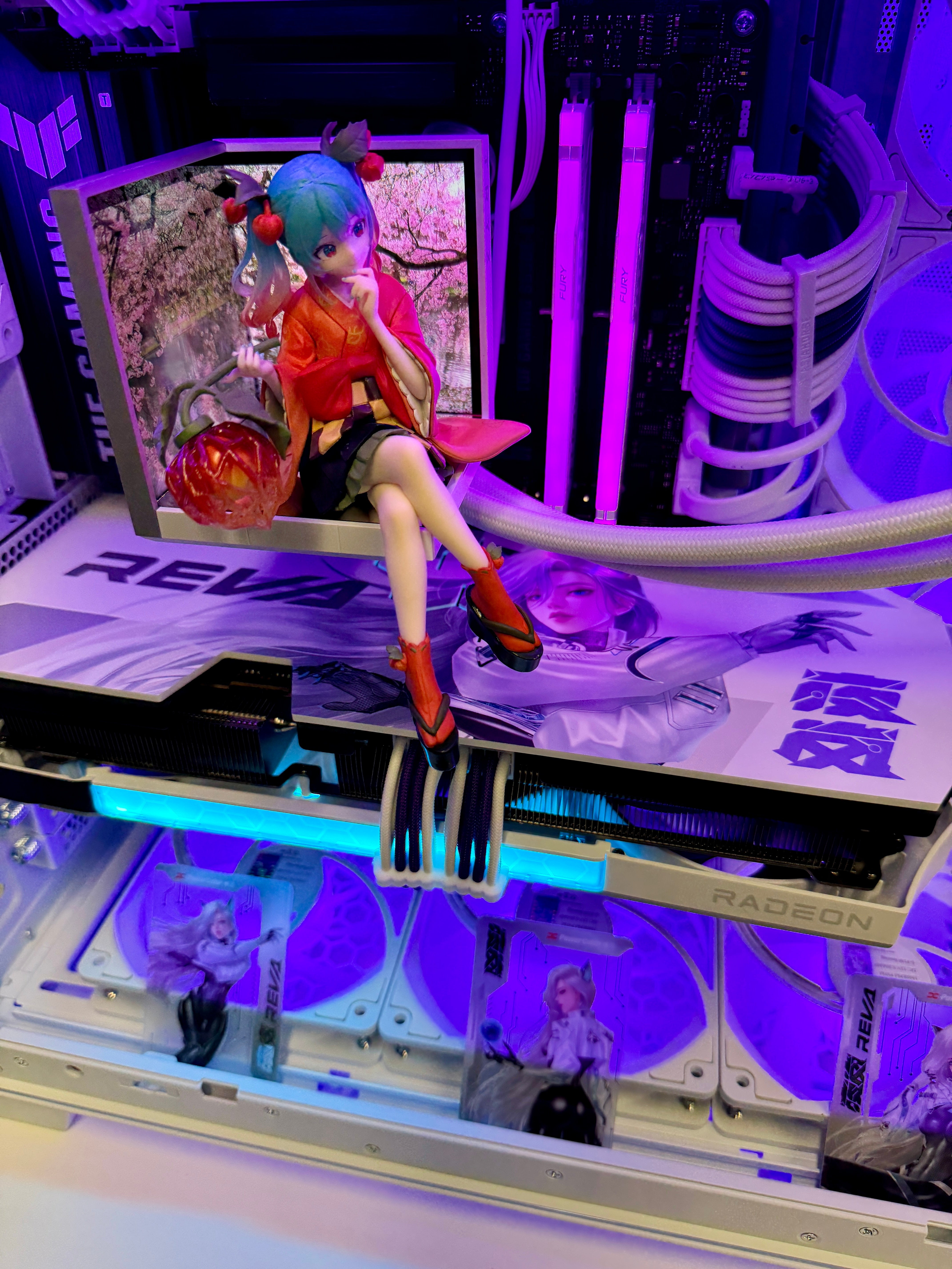 Ready-To-Ship: Themed Build w/AMD Ryzen 7 9850X3D & Power Color Hellhound OC REVA Edition Radeon RX 9070 XT