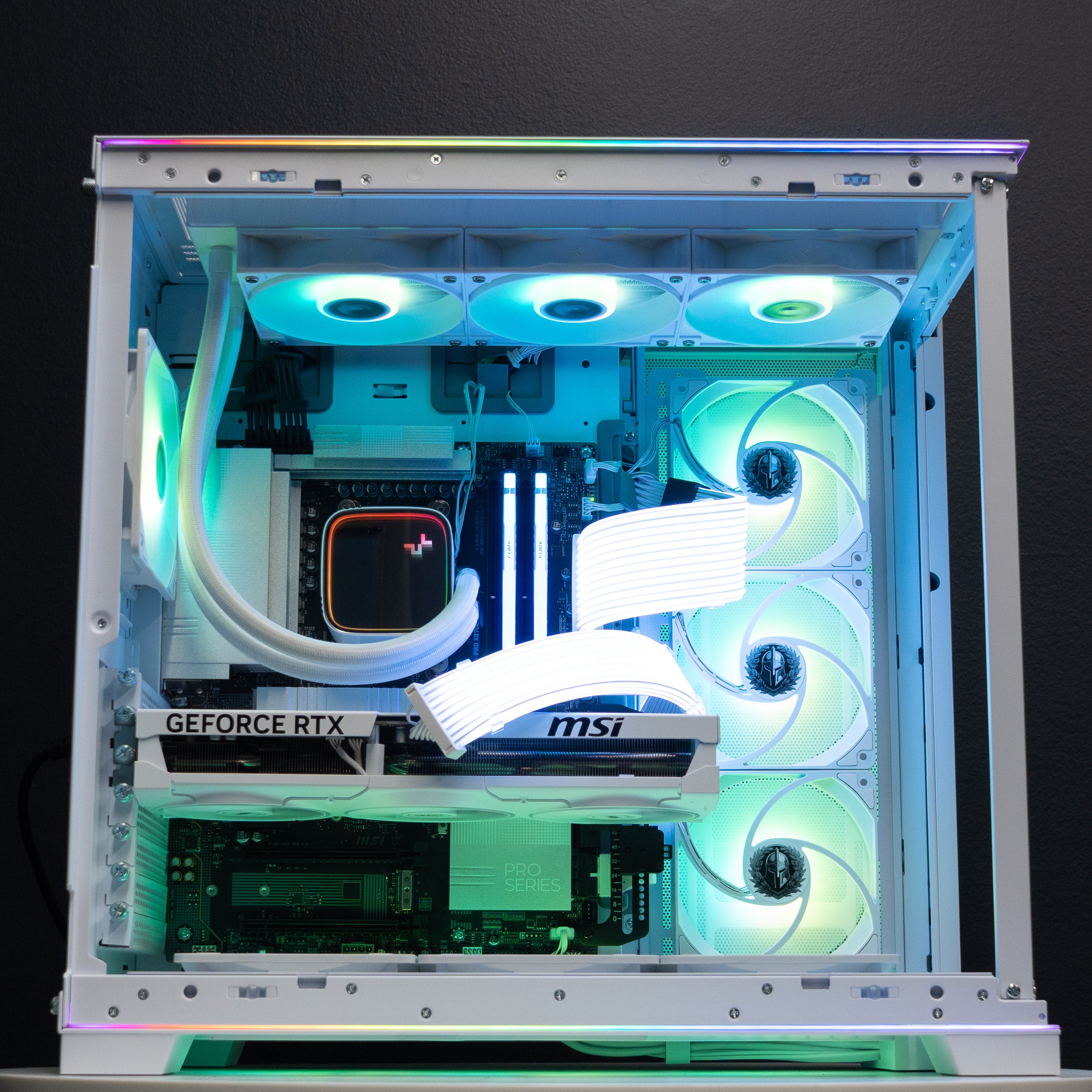 Ready-to-ship: AMD Ryzen 7 9800X3D w/GeForce RTX 5080 White Edition