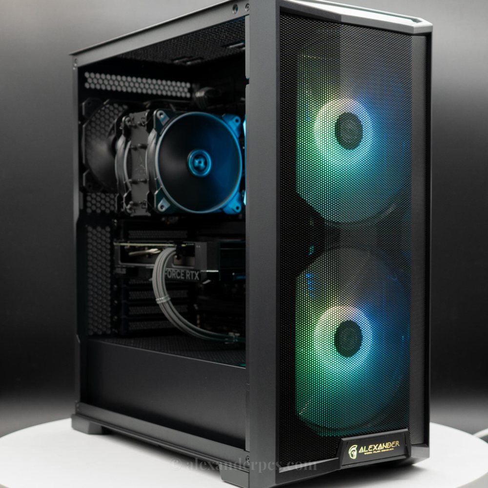 Ready-to-Ship: Centurion (Black) Intel i5 13600K w/ ASUS Dual OC 4060Ti