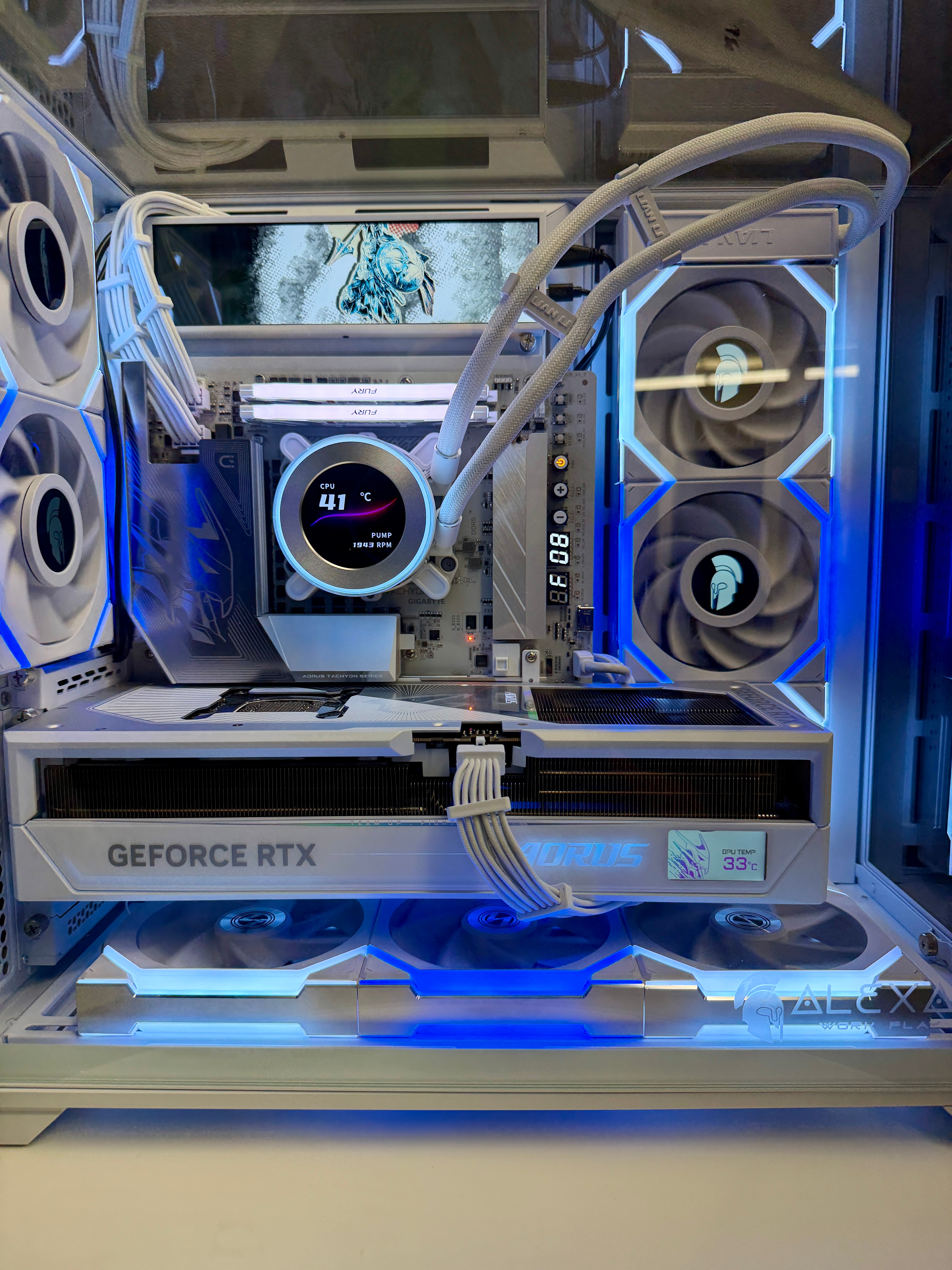 Ready-To-Ship: AMD Ryzen 9 9950X3D w/White AORUS Master 5090