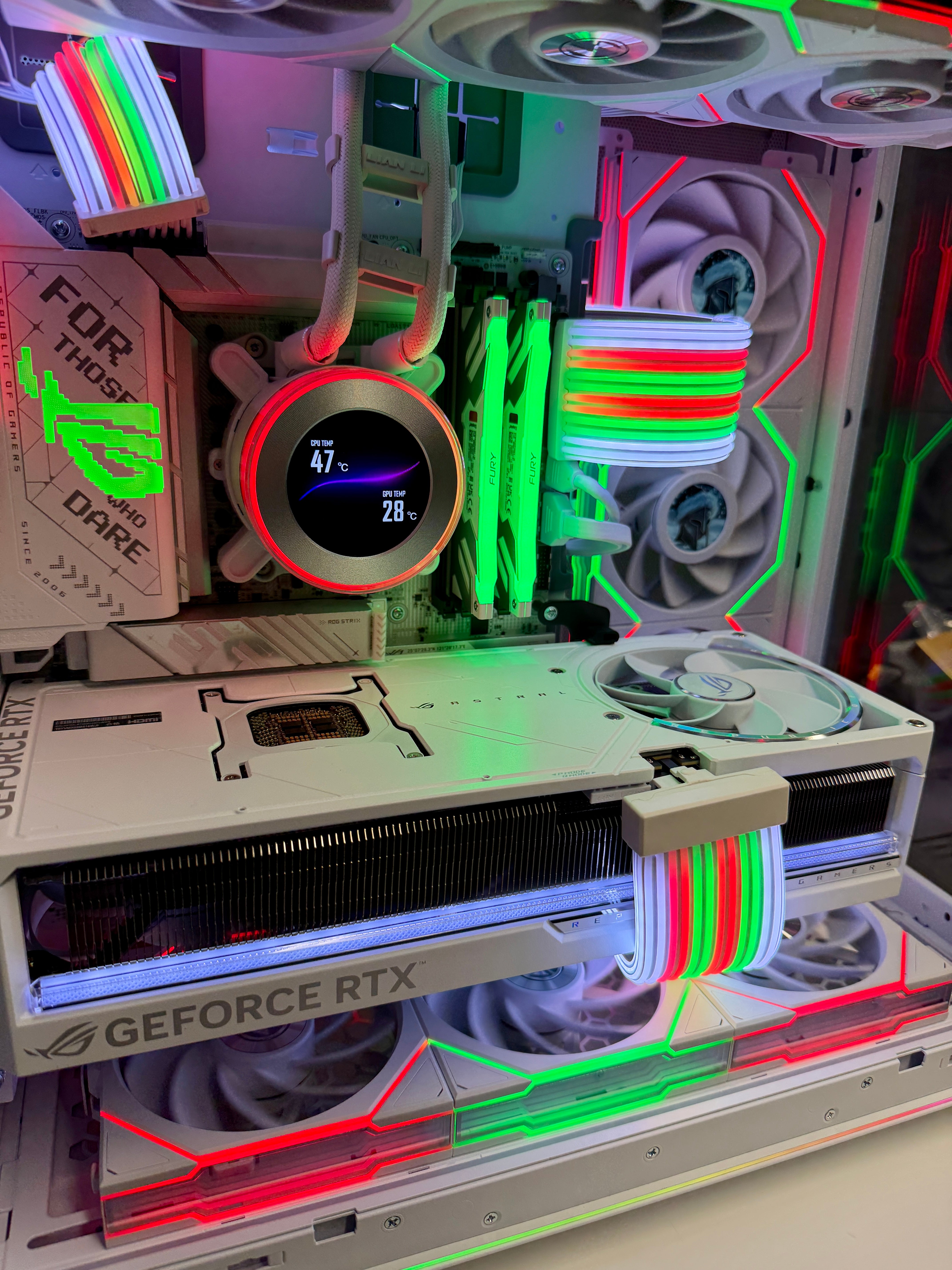 Ready-To-Ship: AMD Ryzen 9 9950X3D w/White ROG Astral 5090