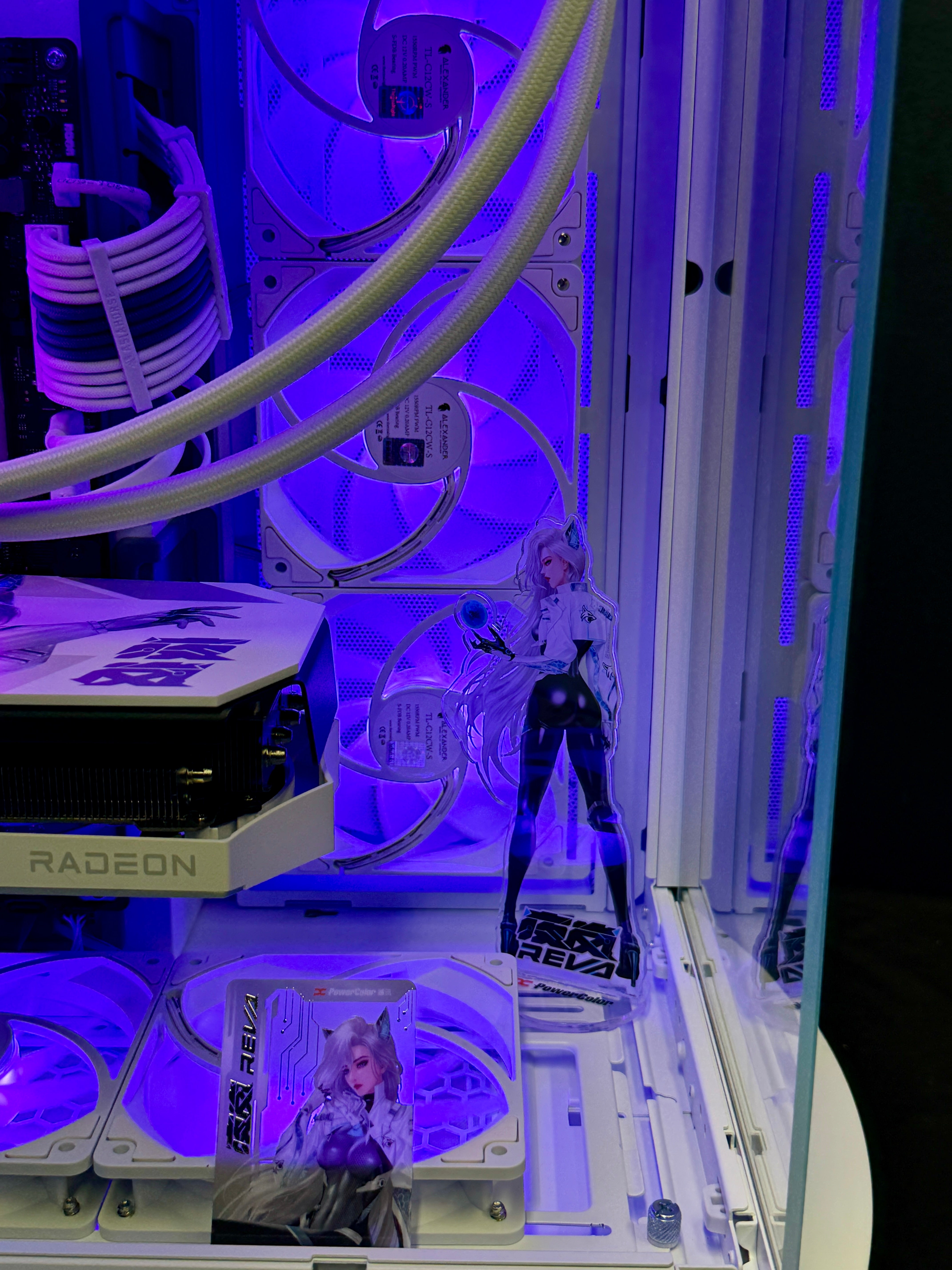 Ready-To-Ship: Themed Build w/AMD Ryzen 7 9850X3D & Power Color Hellhound OC REVA Edition Radeon RX 9070 XT