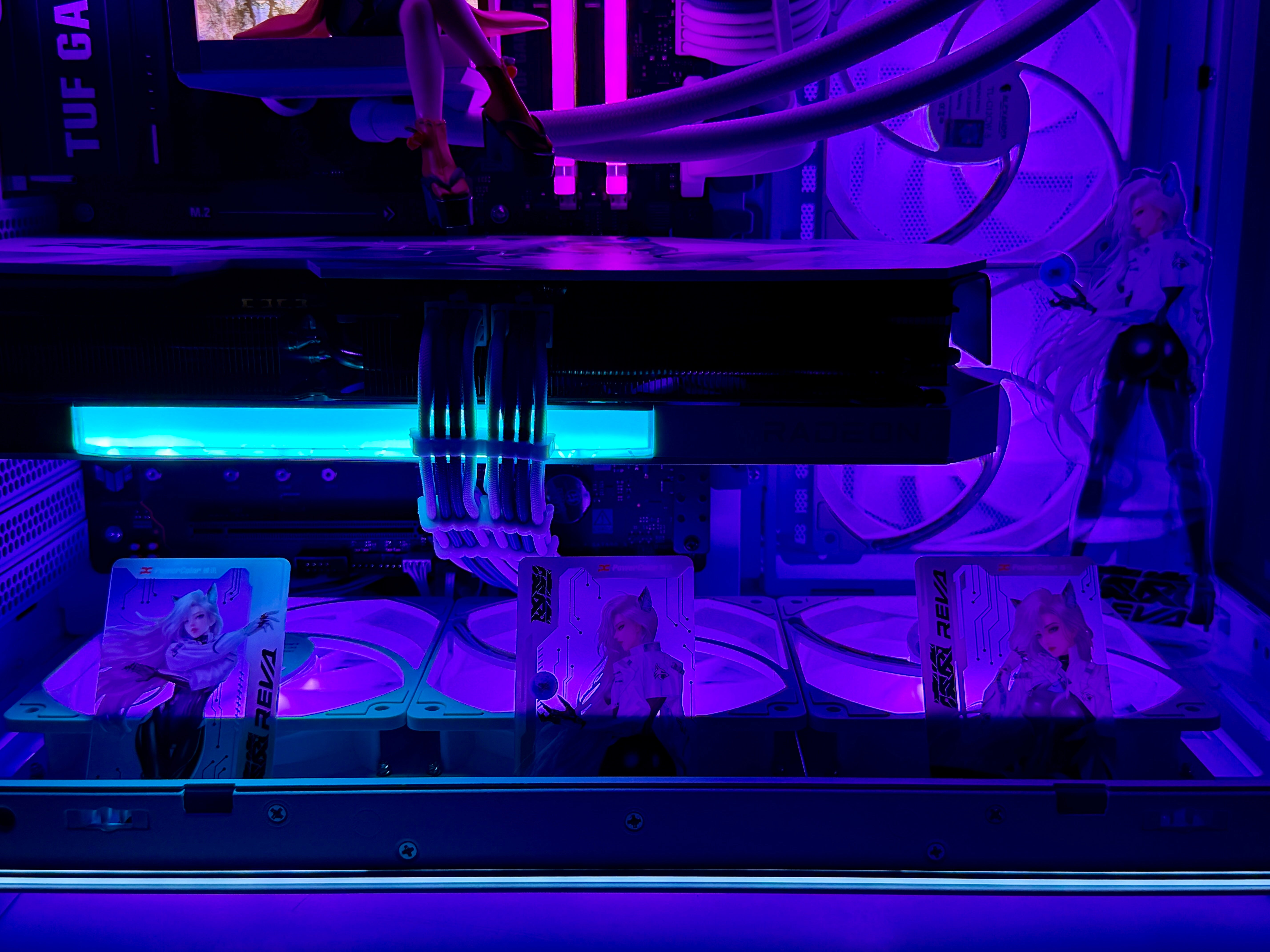 Ready-To-Ship: Themed Build w/AMD Ryzen 7 9850X3D & Power Color Hellhound OC REVA Edition Radeon RX 9070 XT